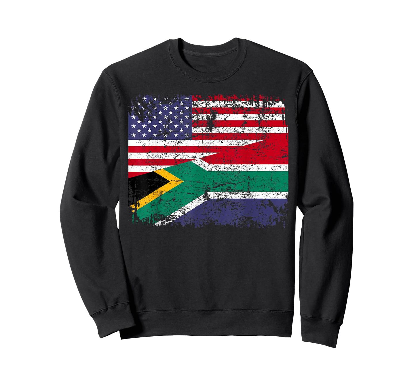 SOUTH AFRICAN ROOTS | Half American Flag SOUTH AFRICA T-Shirt