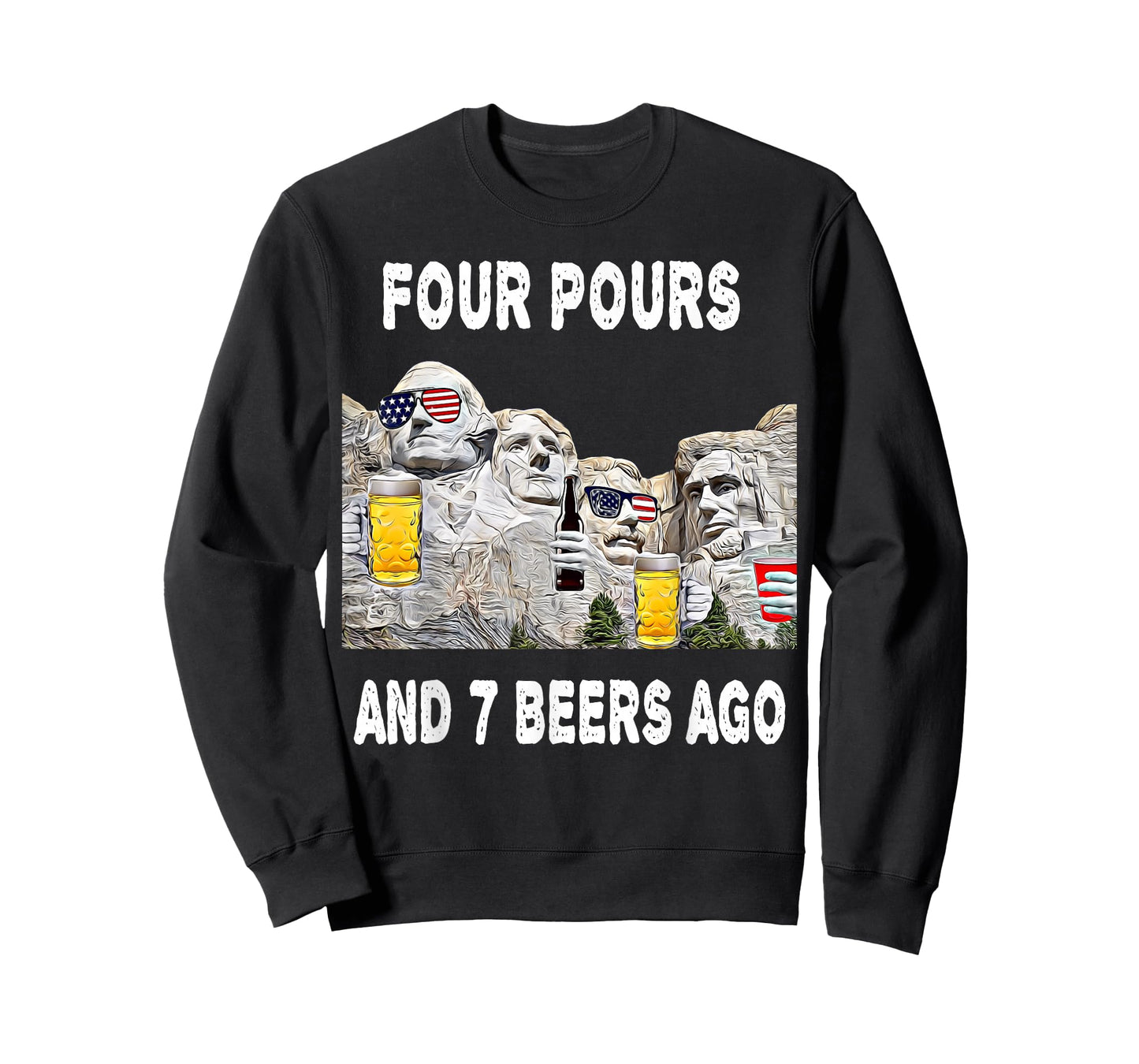 Abraham Abe Drinkin Shirt 4th of July USA Funny Ben Drankin T-Shirt