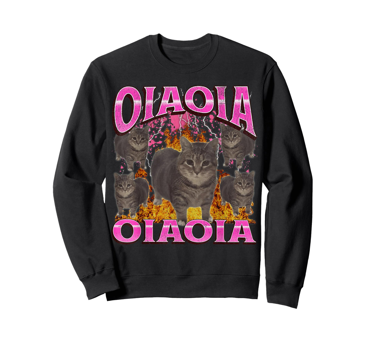Funny Oiia Oiia Cat Meme Bootleg Graphic Men Women T-Shirt