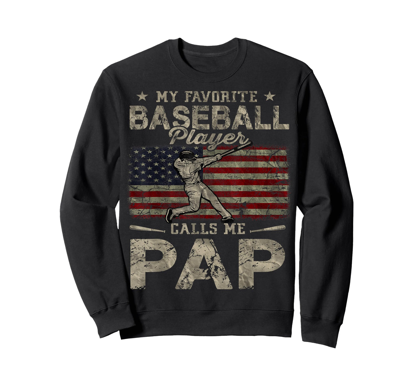 My Favorite Baseball Player Calls Me Pap Father's Day T-Shirt