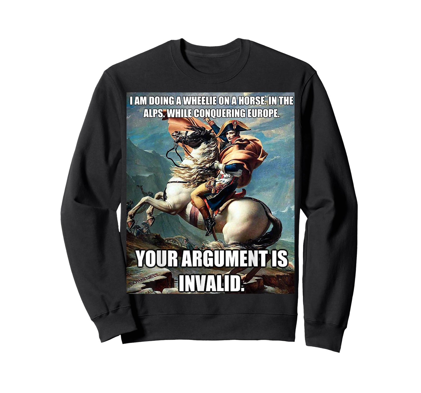 Funny History Hipster Napoleon Bonaparte Argument T-Shirt T-Shirt