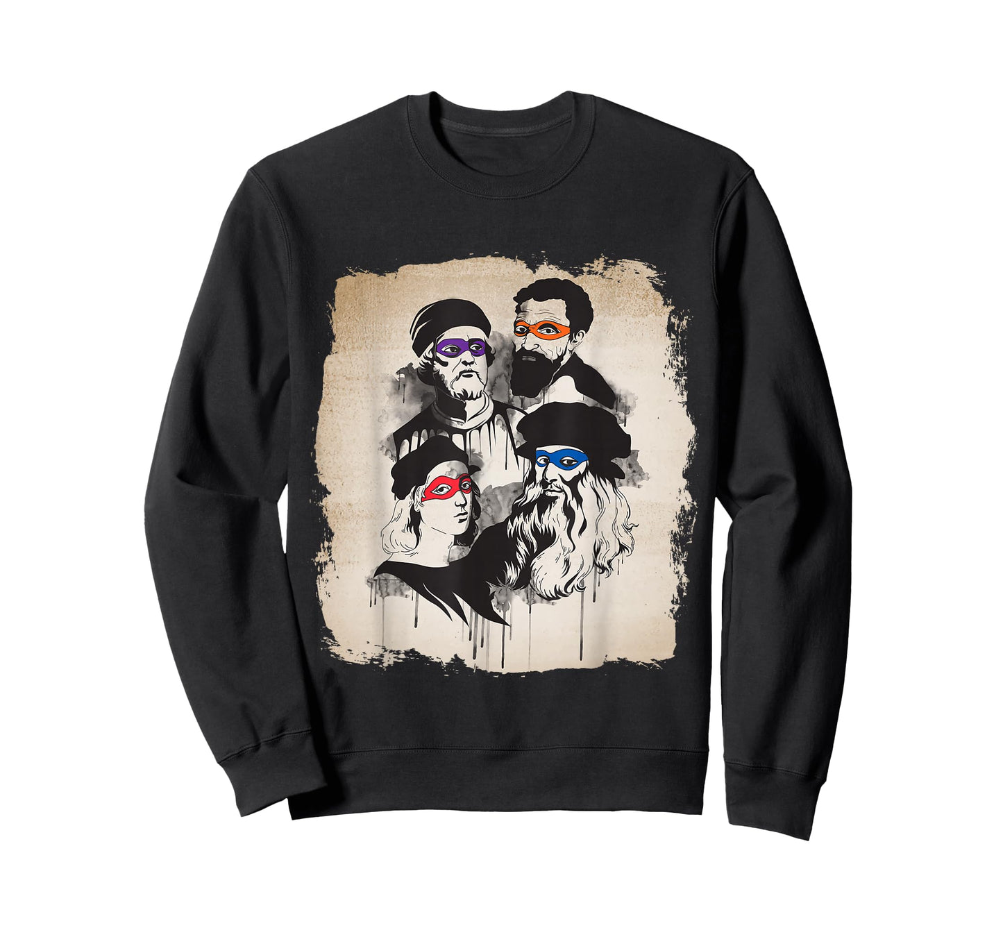 Artist Gift - Italian Renaissance Art Ninjas T-Shirt