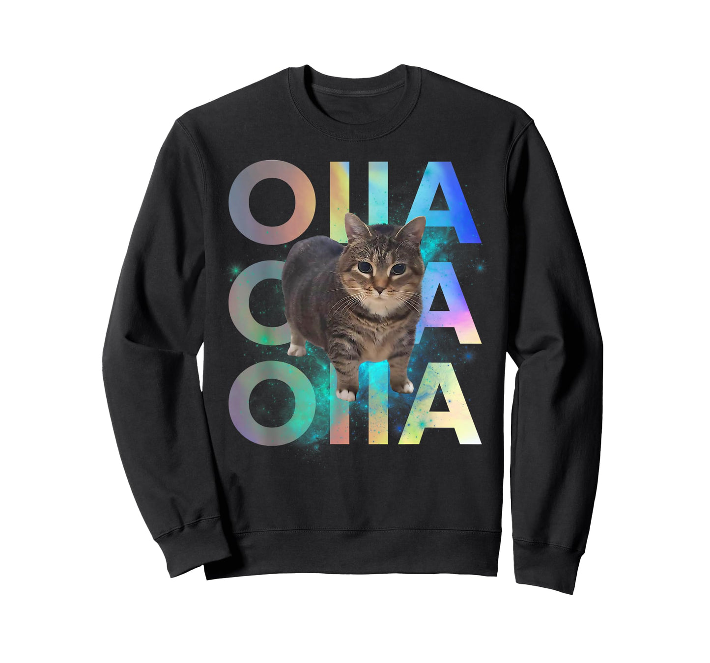 Funny OIIA OIIA Spinning Cat Meme Funny Brainrot Ethel Space T-Shirt