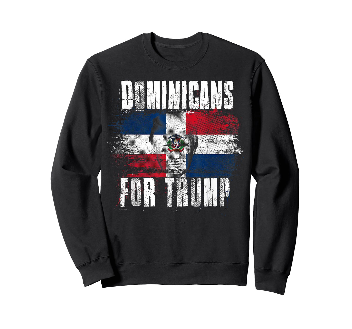 Dominicans For Trump American Dominican Republic Patriotic T-Shirt