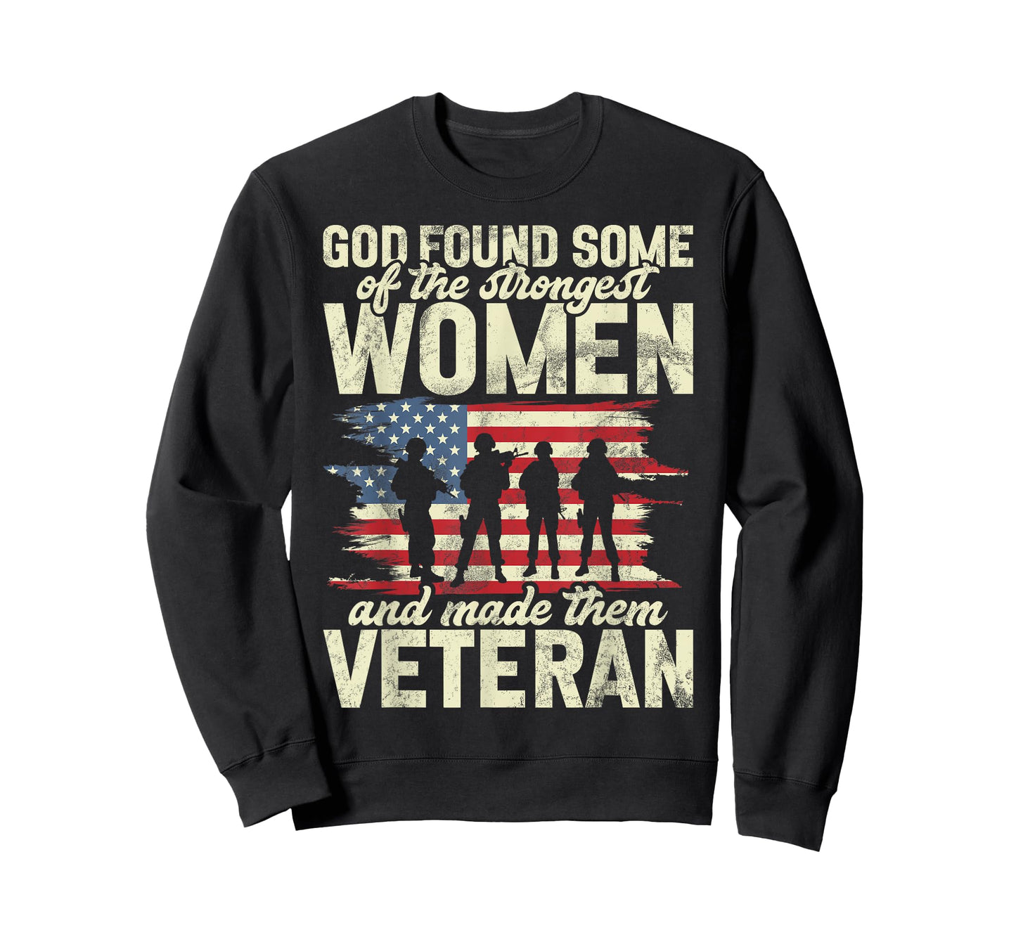 Female Veteran Veteran's Day Women Veteran Soldier Patriotic T-Shirt