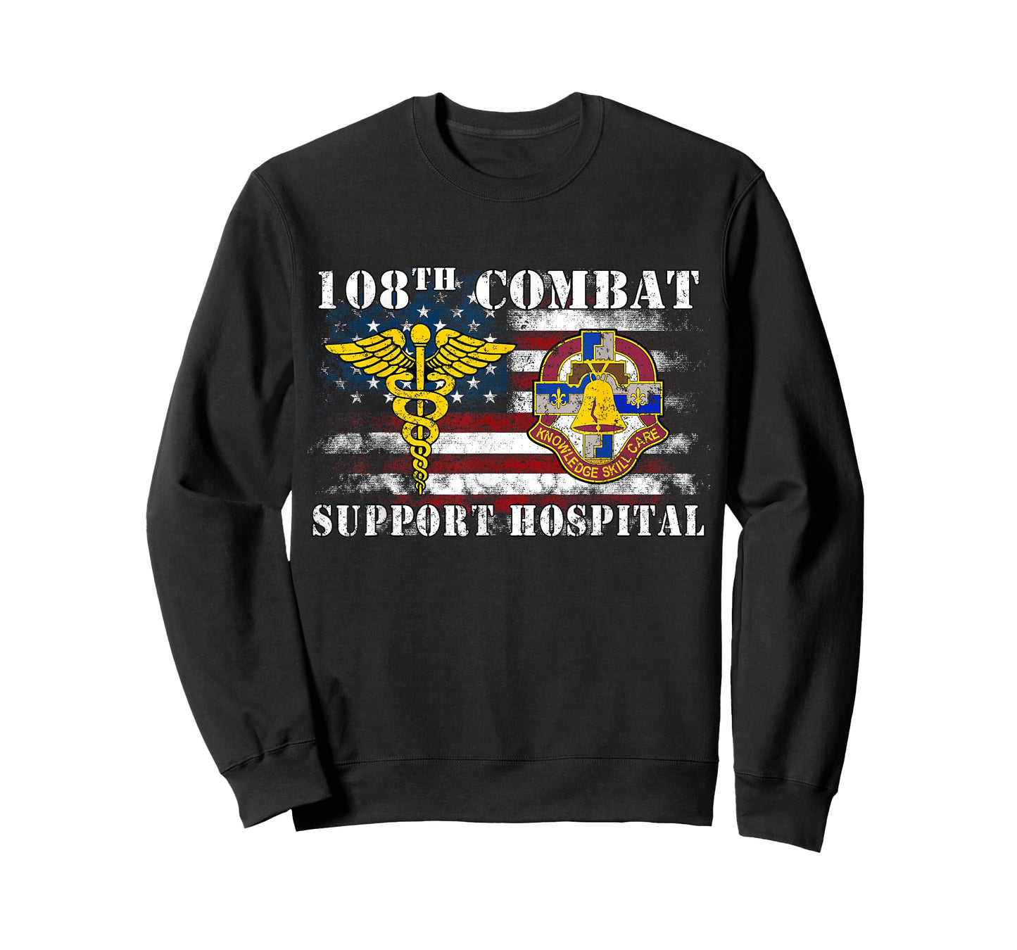 108th Combat Support Hospital Veterans Day Vintage Gifts T-Shirt