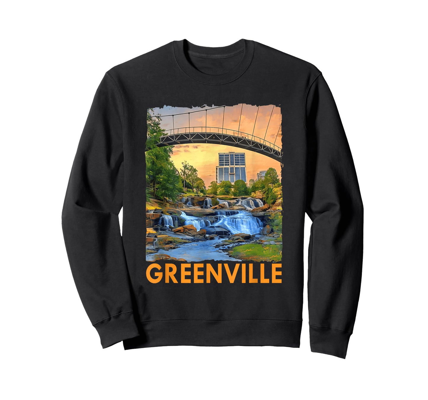 Greenville South Carolina Waterfall Family Summer Trip T-Shirt
