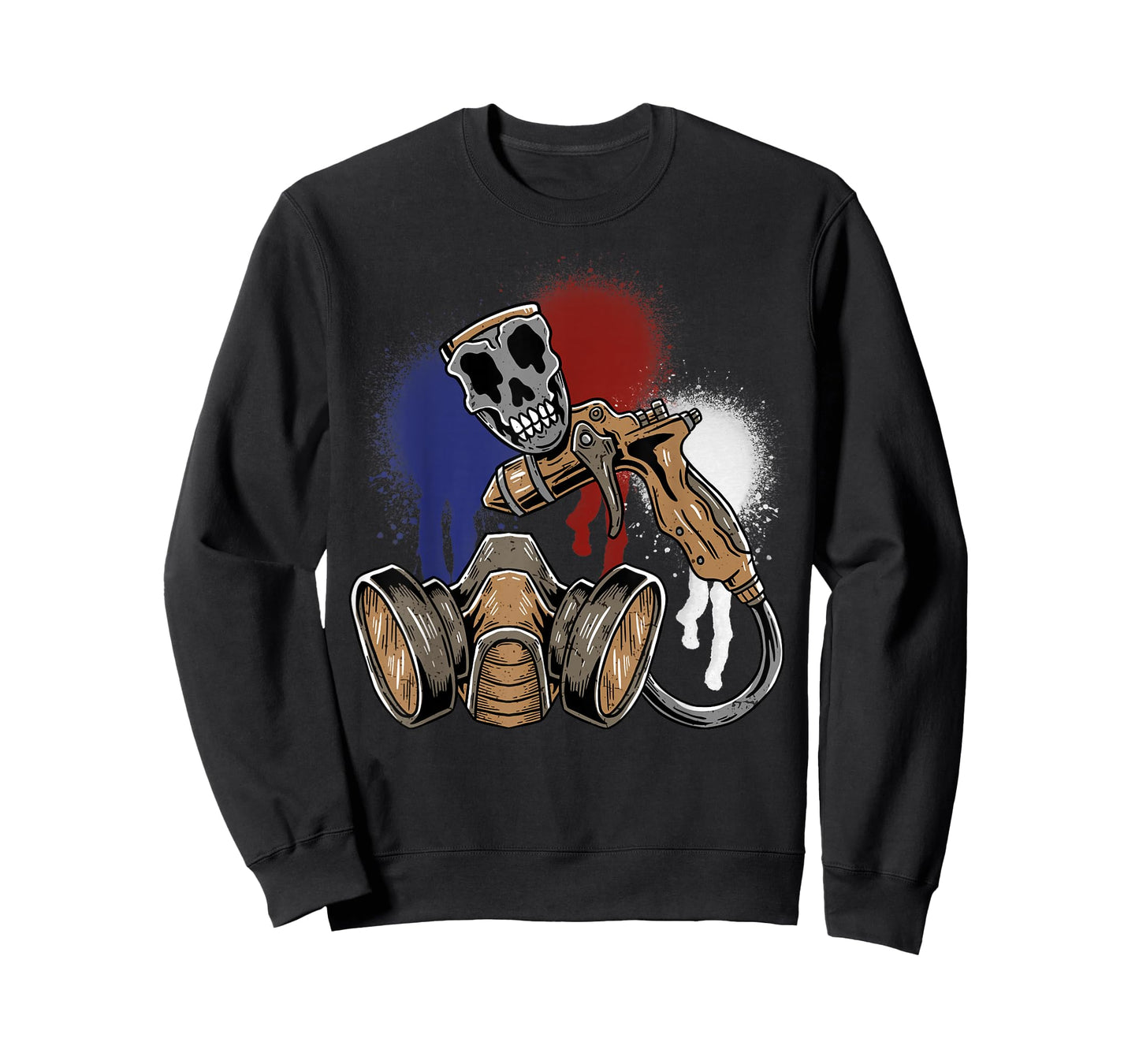 Auto Body Mask Vehicle Sprayer Skull Automotive Car Painter T-Shirt