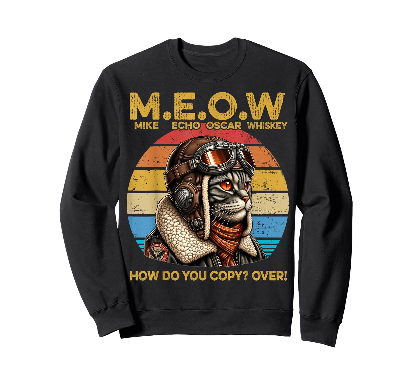 Mike Echo Oscar Whisky How Do You Copy Over Cat Vintage T-Shirt for Men Women Kids