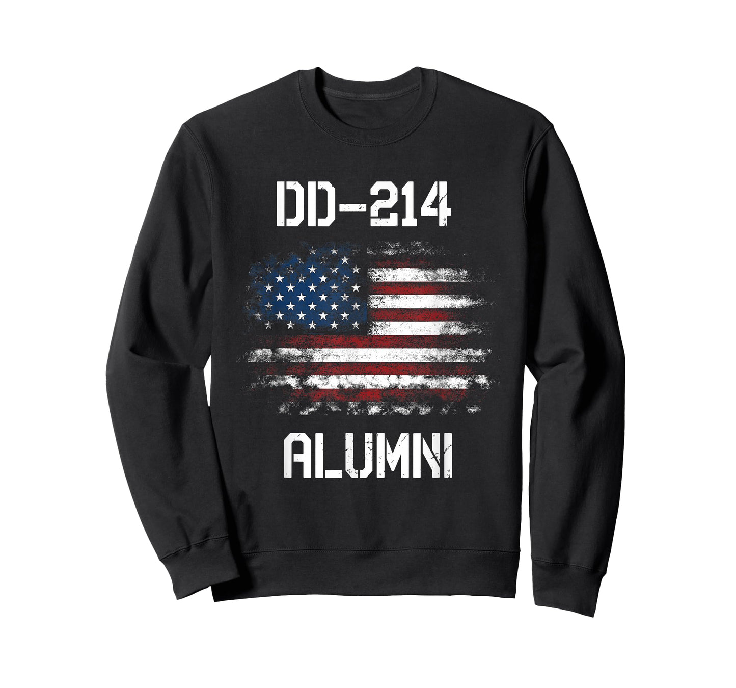 DD-214 Alumni USA Flag Military Service Veteran Soldiers T-Shirt for Women Men
