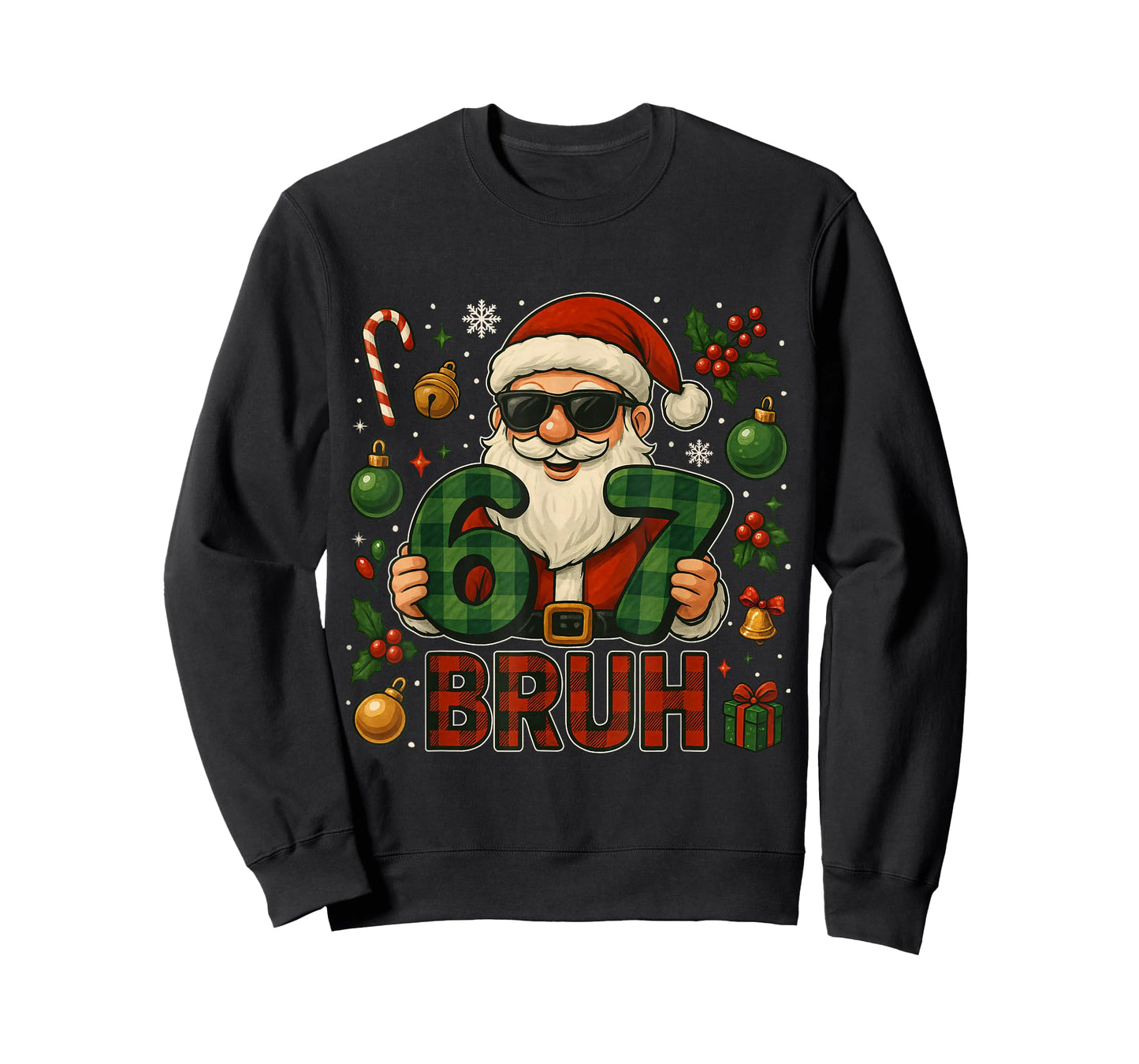 67 Meme Six Seven for Kids Men Boys Girls Bruh Christmas T-Shirt