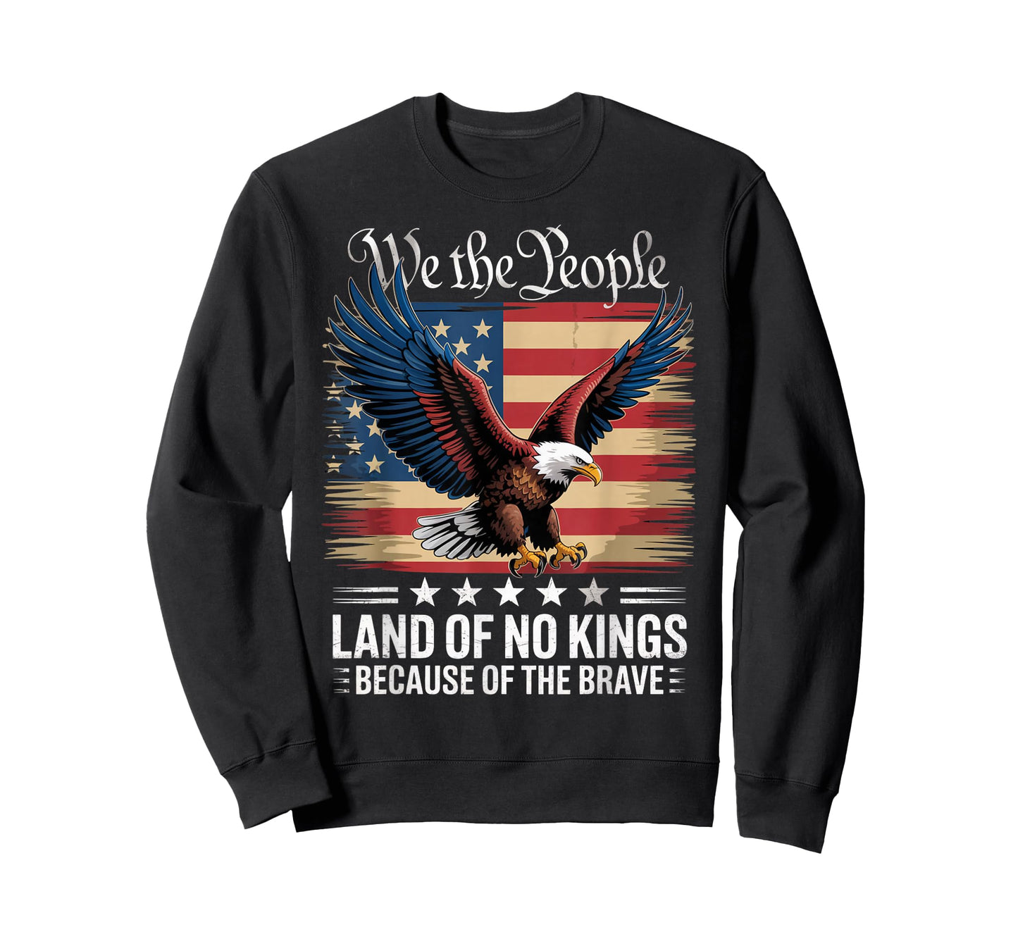 Land of No Kings Because of The Brave No Kings Day T-Shirt