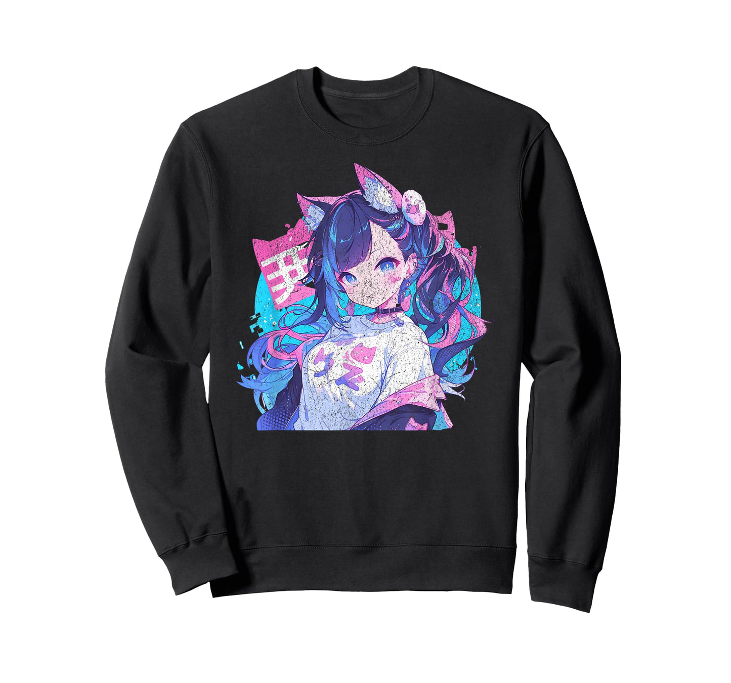 Anime Waifu Cute Cat Girl Manga Video Game Vtuber Sweet T-Shirt