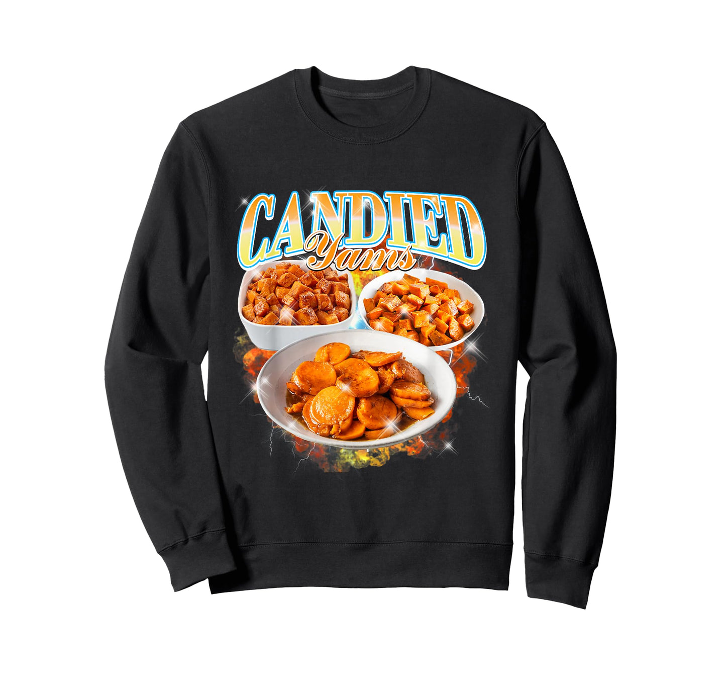 Thanksgiving Candied Yams Bootleg 90's Rap Rock Vintage T-Shirt