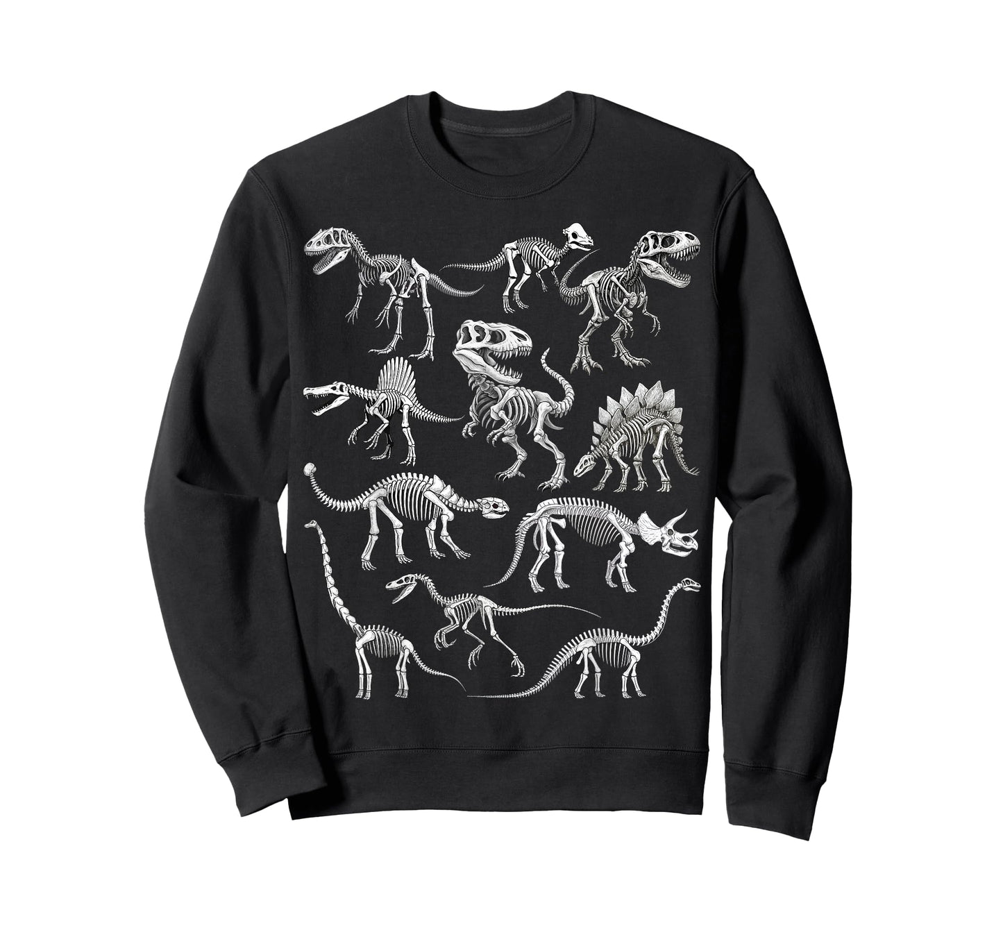 Dinosaur Skeleton Fossil Prehistoric Bones of Dinosaurs T-Shirt