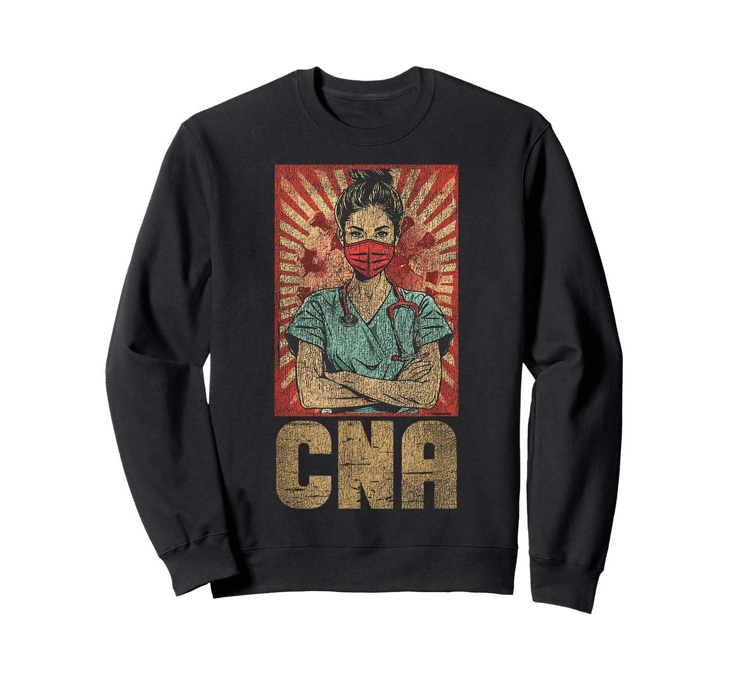 CNA Nurse Certified Nursing Assistant Retro Vintage Cna T-Shirt