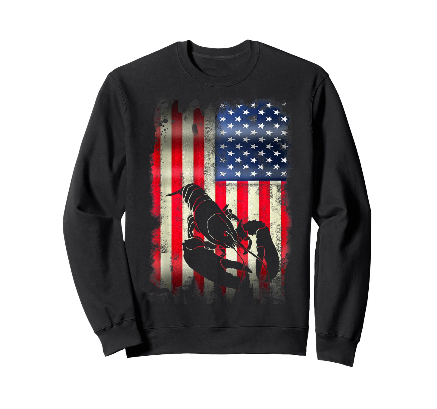 Lobster USA American Flag 4th of July Patriotic Merica T-Shirt