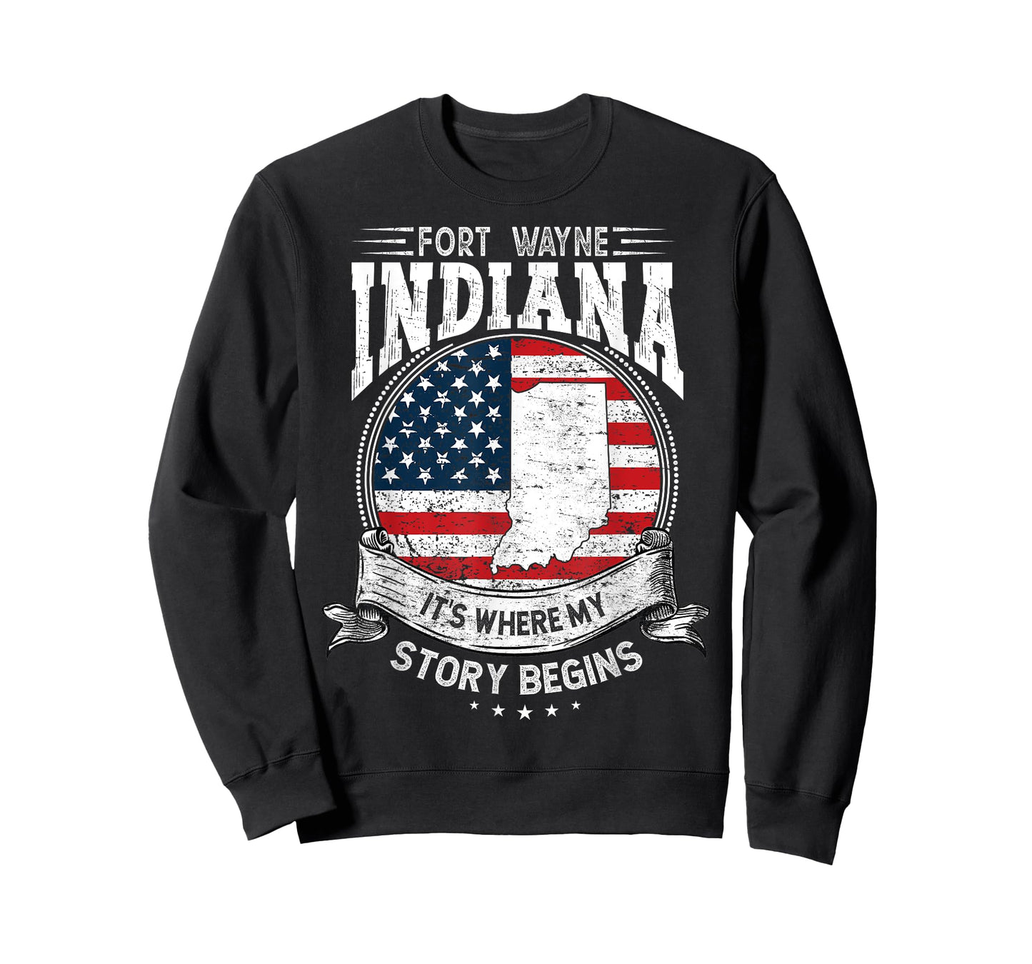 Vintage Fort Wayne Indiana, it’s where my story begins IN T-Shirt