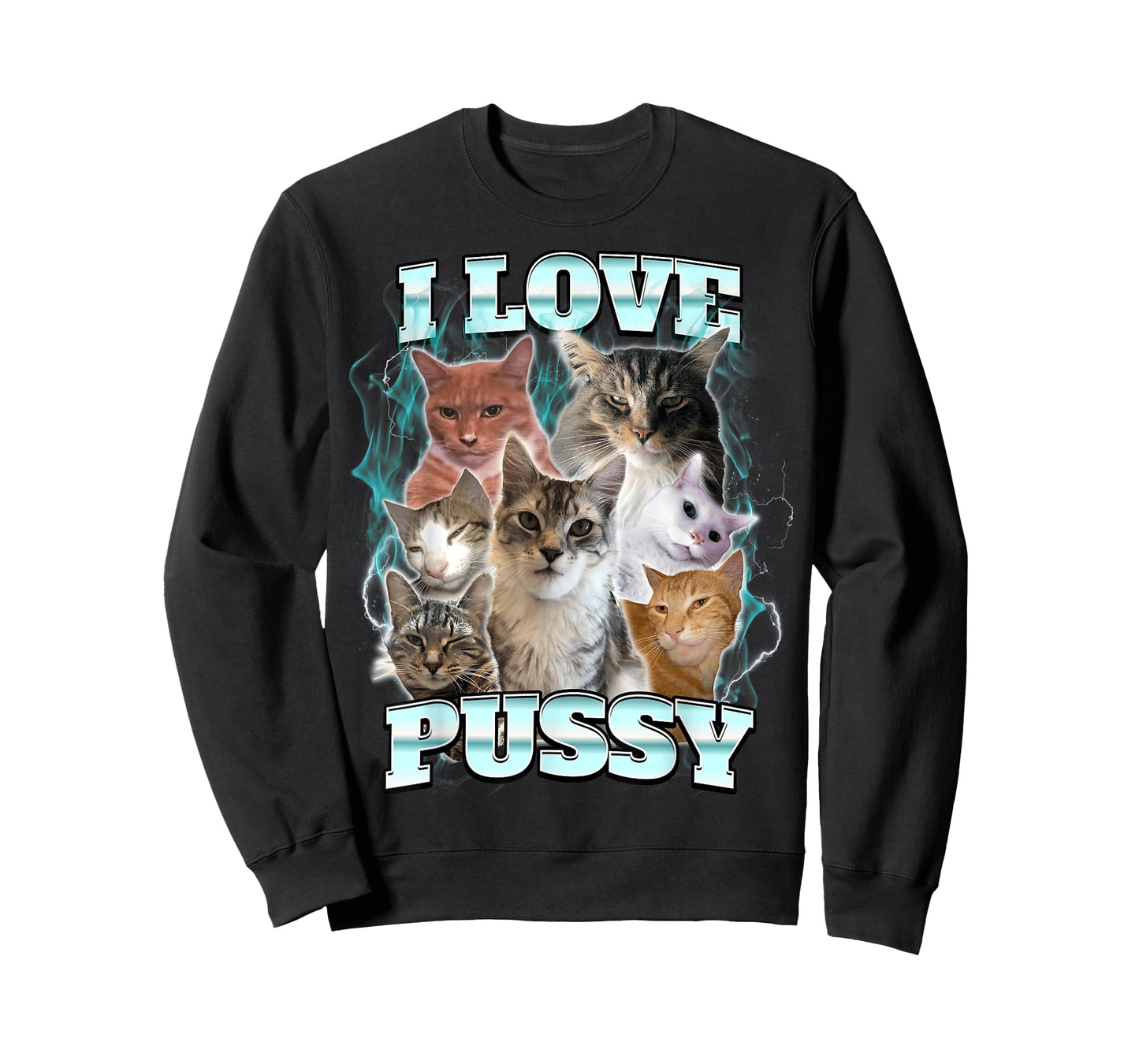 I Love Pussy Cat Men Women T-Shirt