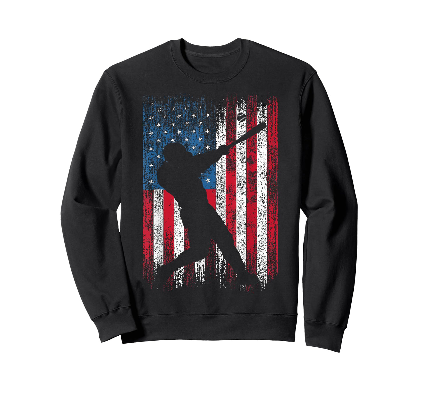 American Flag Baseball Team Vintage Men Boys Girls Toddler T-Shirt