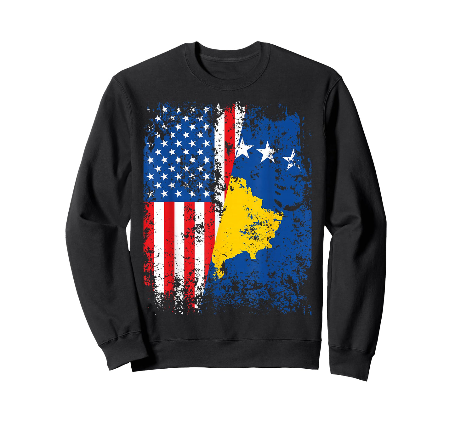Kosovo American Flag USA Kosovar USA Flag T-Shirt