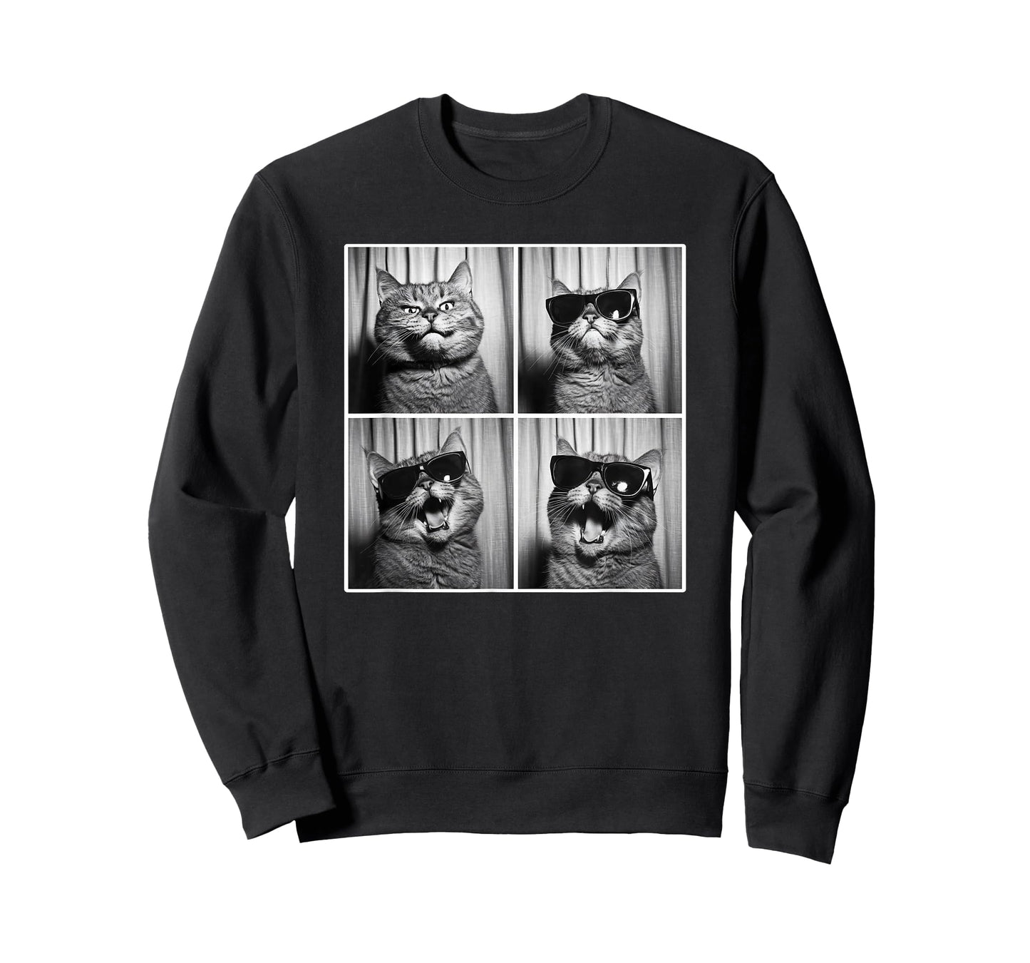 Photobooth Cat Selfie | Funny Cat With Sunglasses, Cat Lover T-Shirt