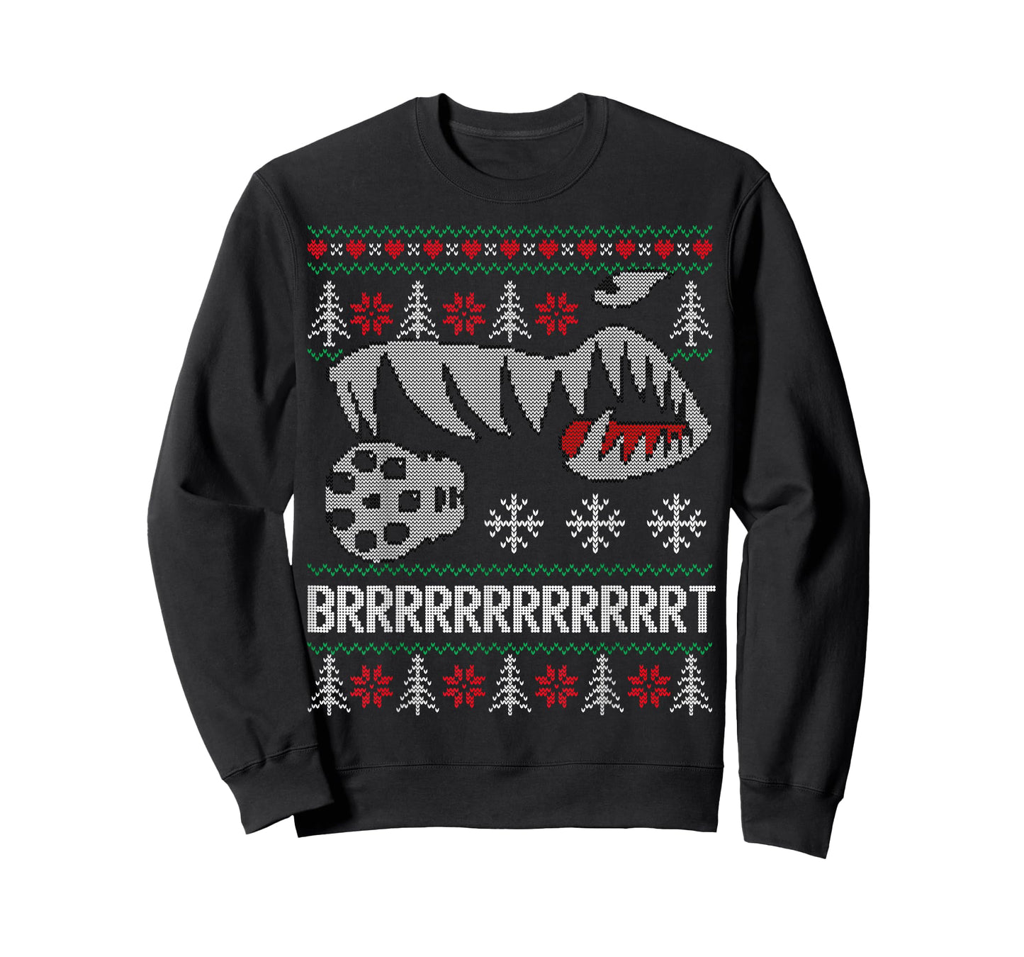 A-10 Warthog Ugly Xmas Sweater style fighter jet usaf T-Shirt
