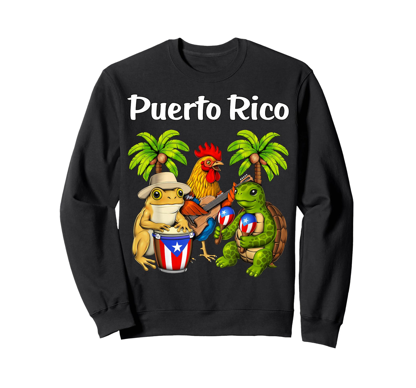 Puerto Rico Coqui Frog Boricua Puerto Rican Flag Taino T-Shirt