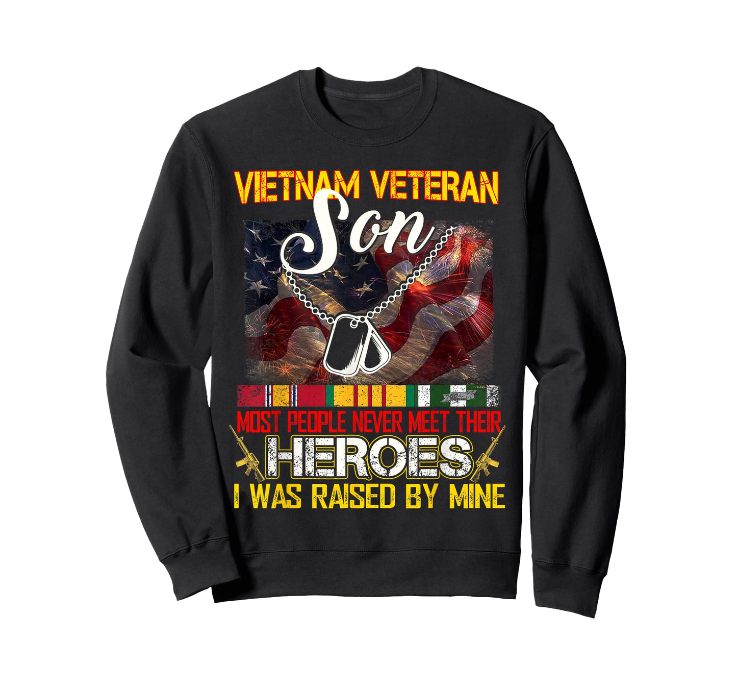 Proud Son of A Vietnam Veteran My Dad Mom is A Hero T-Shirt