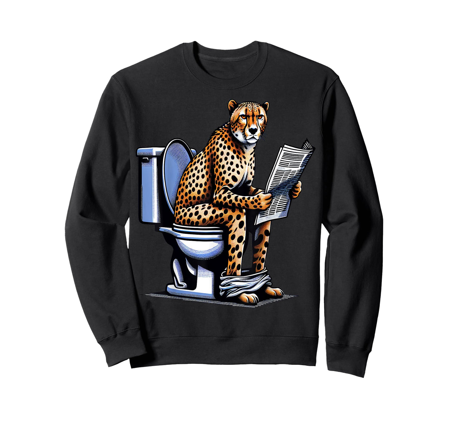 Cheetah on Toilet T-Shirt