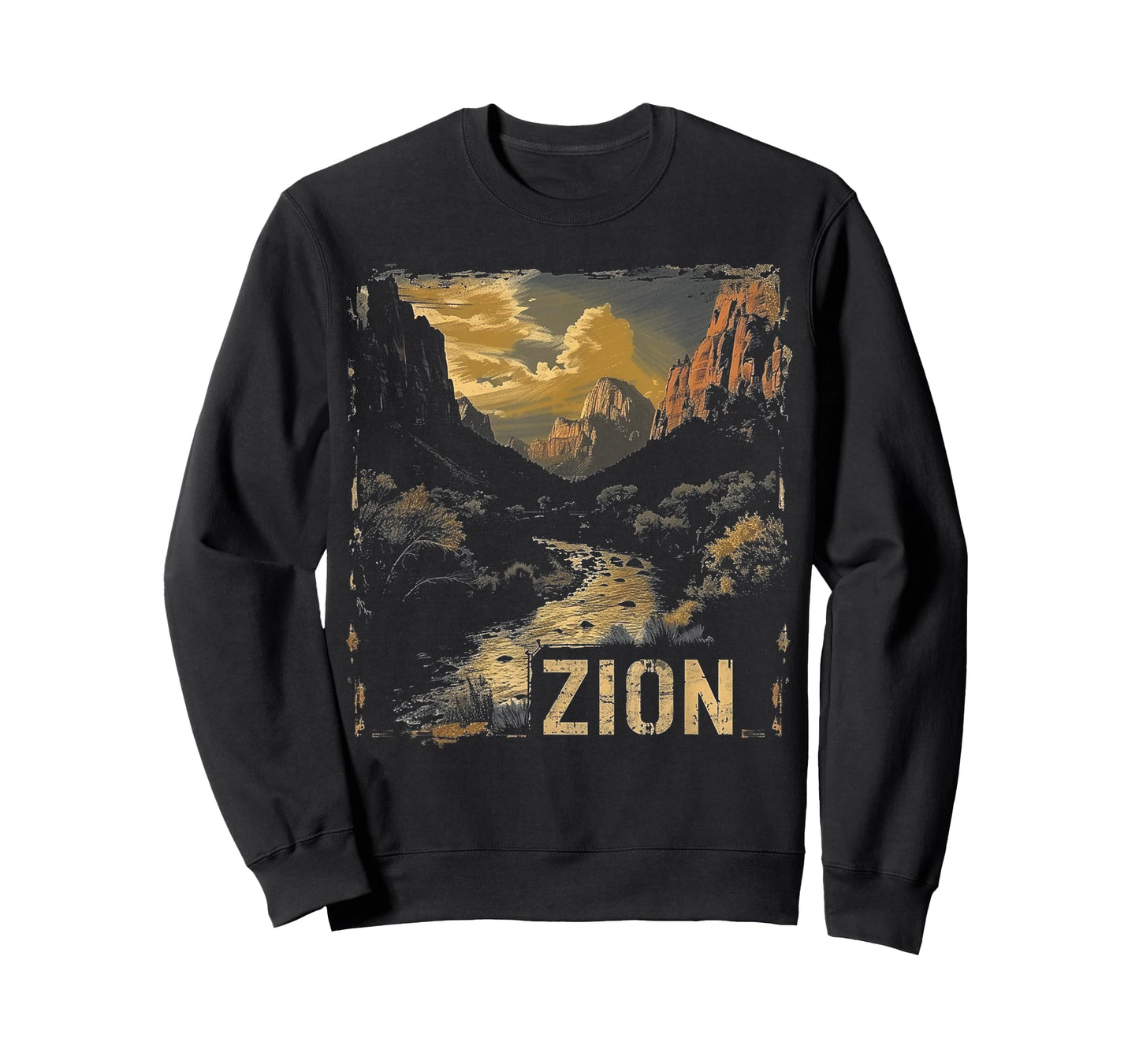 Zion - US National Park Vintage Men Women Kids Retro T-Shirt