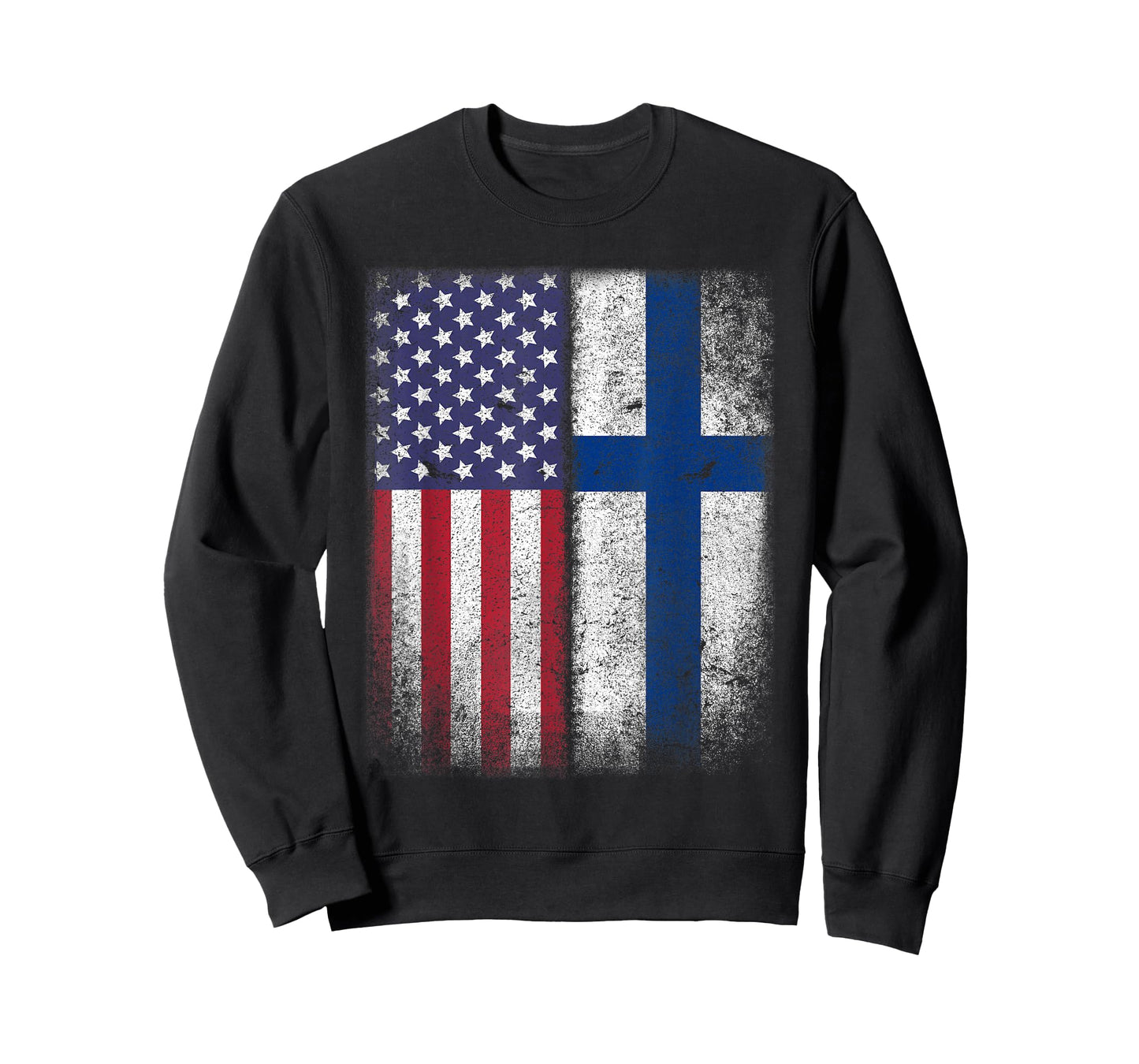 Finnish American Flag Finland Usa Sisu Suomi Gift T-Shirt