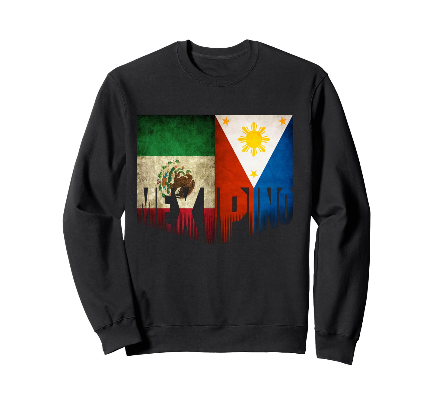Mexipino Mexican Filipino American Heritage Long Sleeve T-Shirt