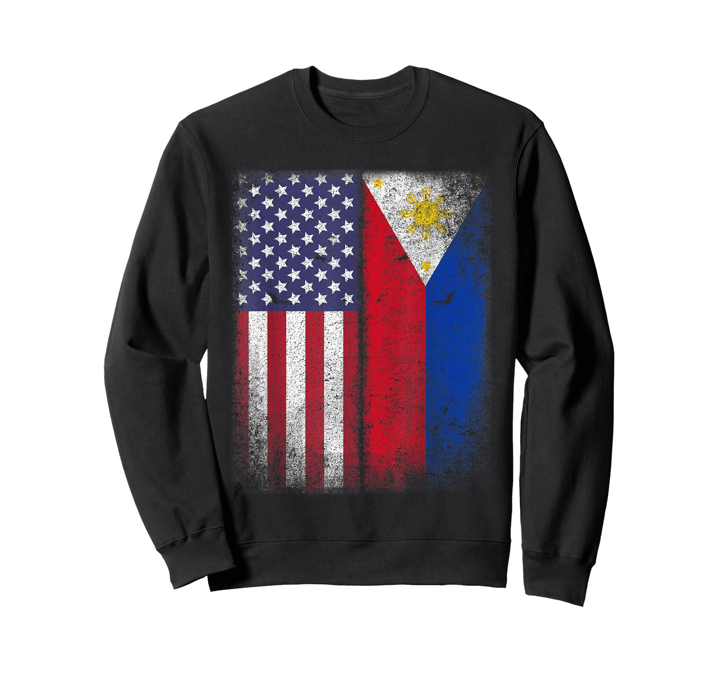 Filipino Roots American Grown Philippines USA Flag America T-Shirt