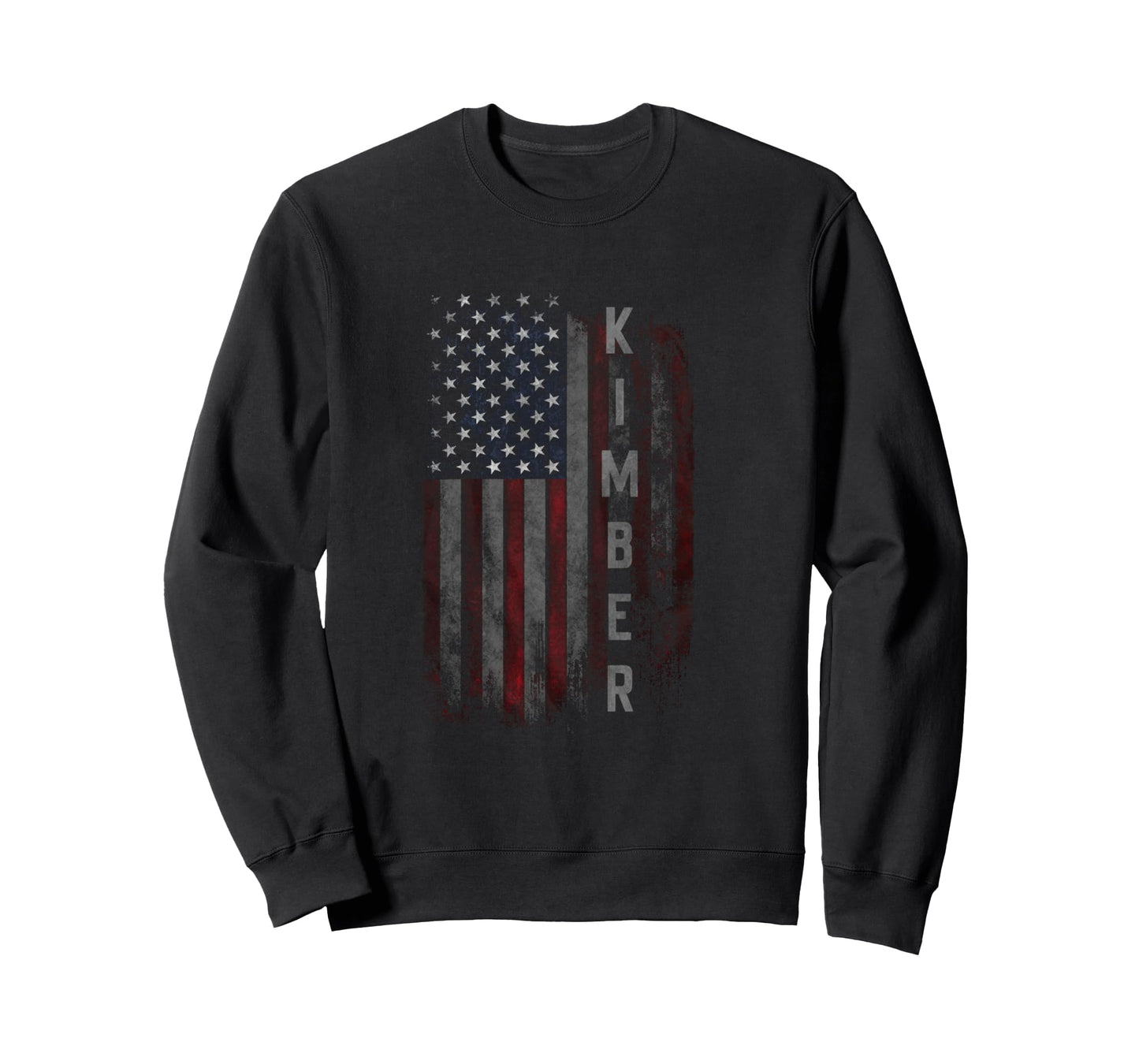 Kimber Family American Flag T-shirt Gift for men Long Sleeve T-Shirt