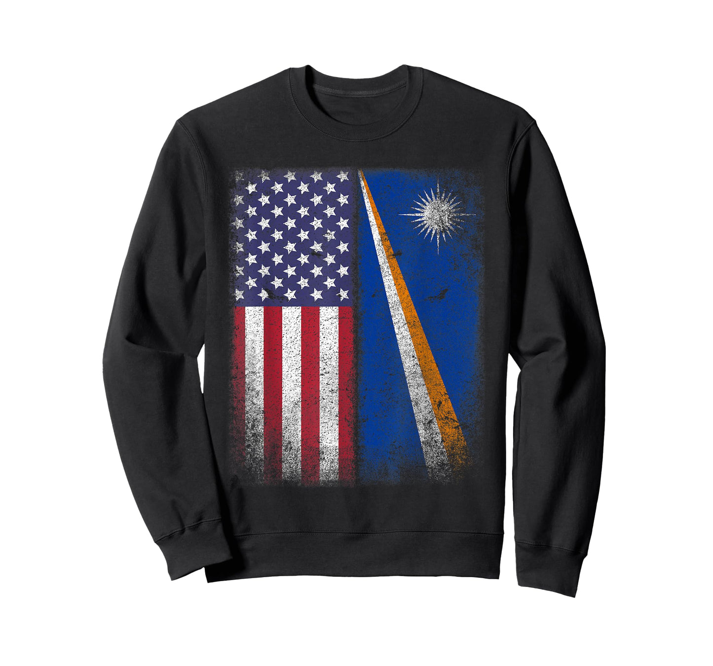 Marshall Islands Usa T-shirt Marshallese American Flag