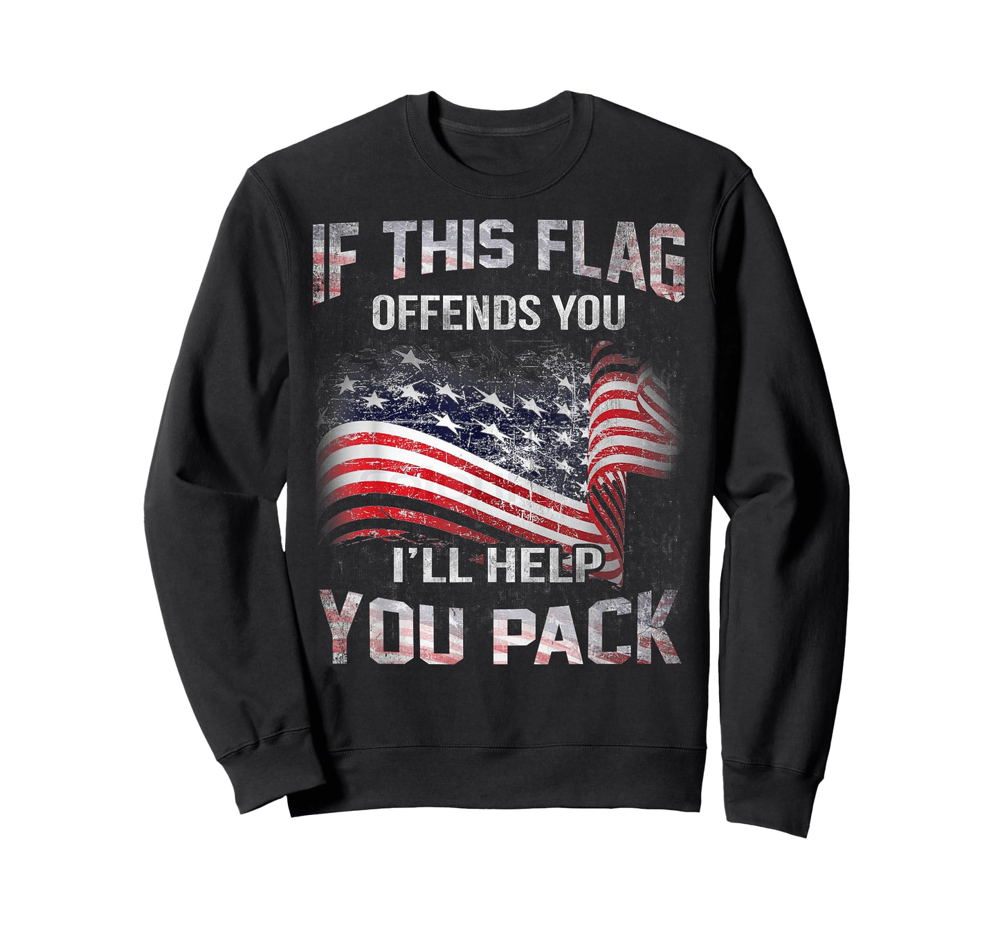 If The Flag Offends You I'll Help You Pack T-Shirt T-Shirt