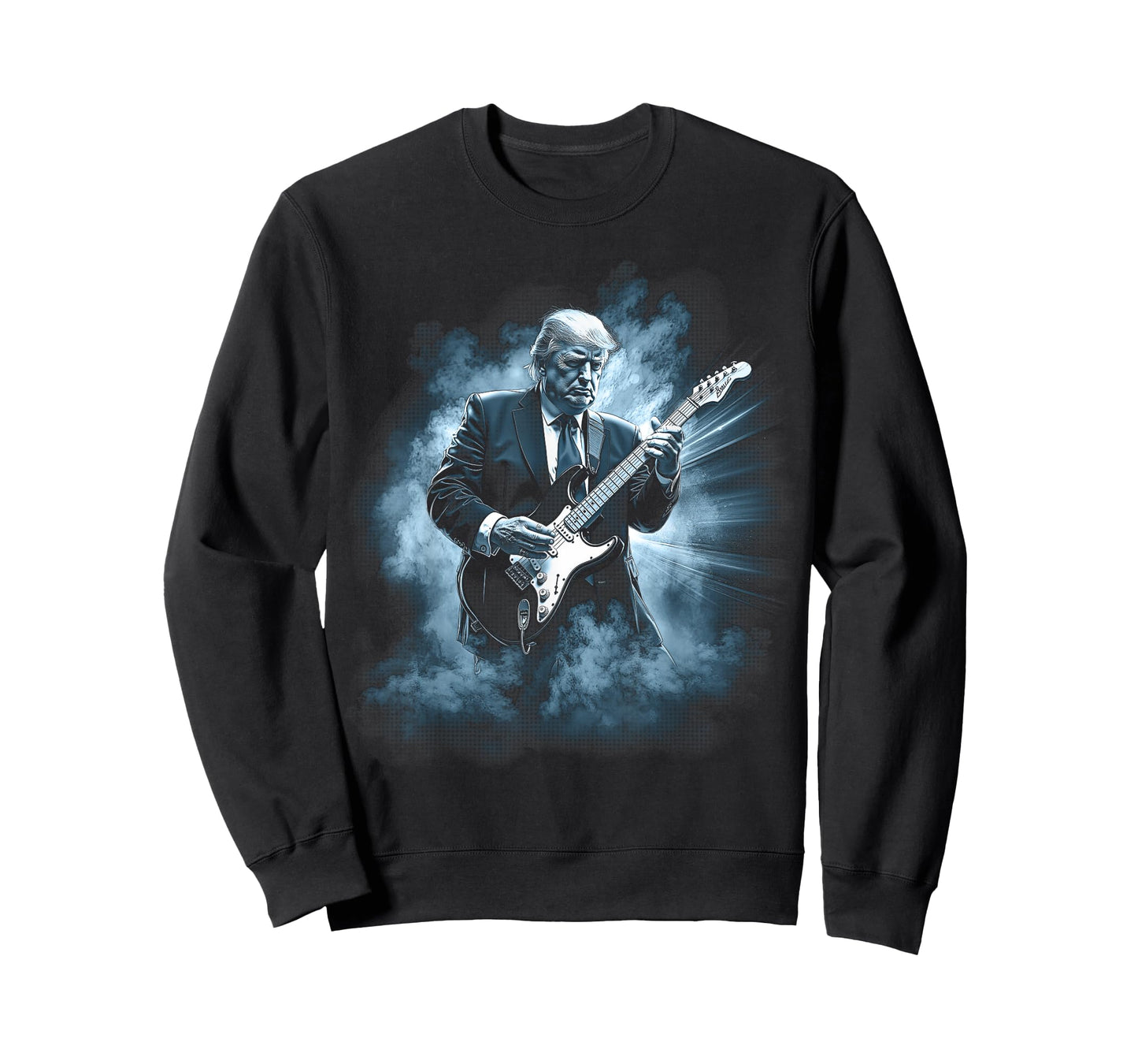 Donald Trump Playing Electric Rock Guitar T-Shirt