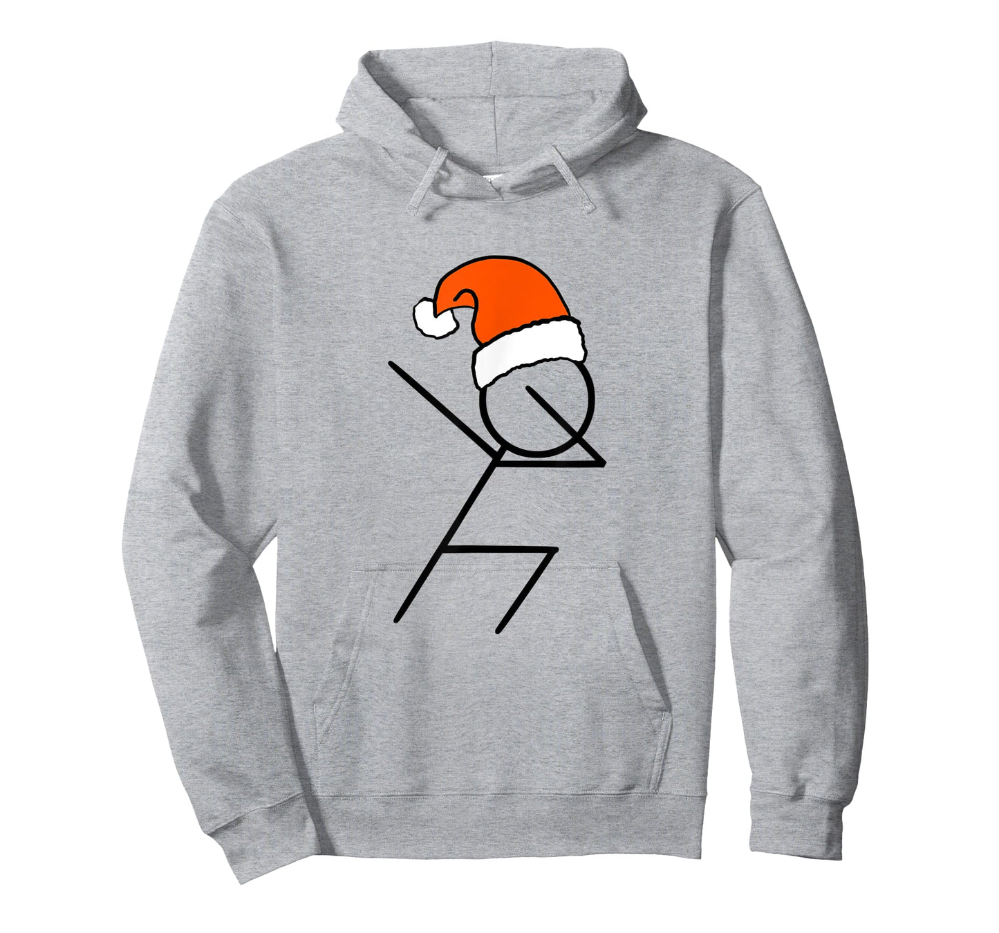 Dabbing Santa Funny Christmas Shirt Stick Figure Dab Dance T-Shirt