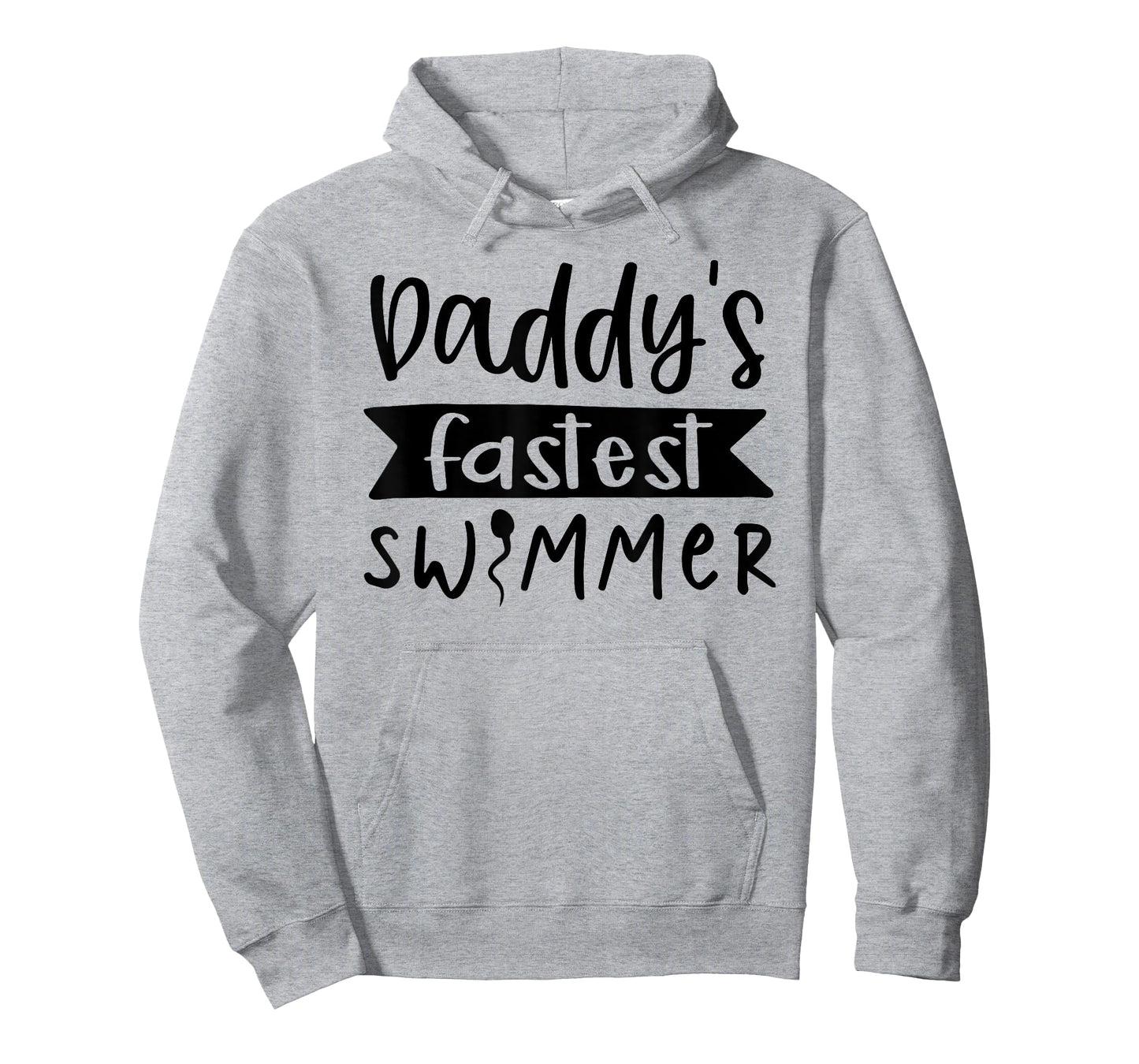 Kids boys girls daddy's fastest swimmer Fathers Day birthday T-Shirt