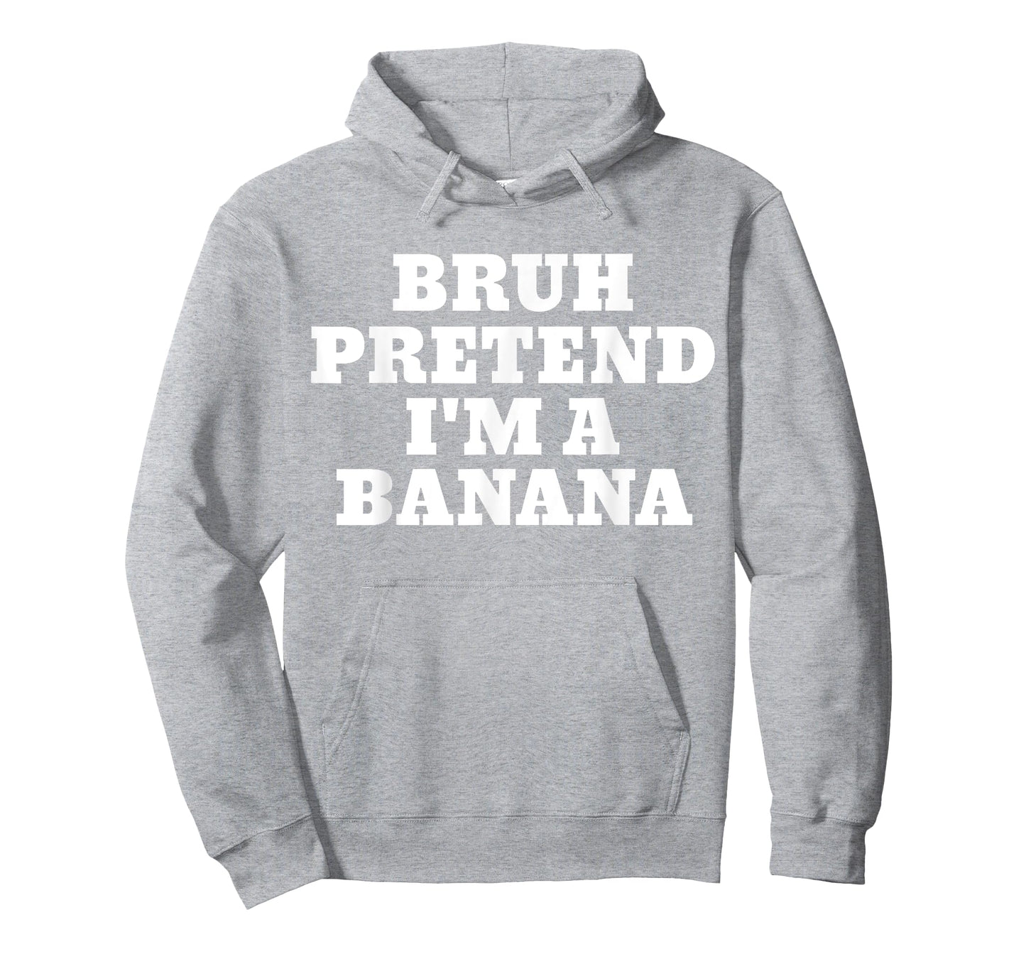 Bruh Pretend I'm A Banana Funny Halloween Costume Party T-Shirt
