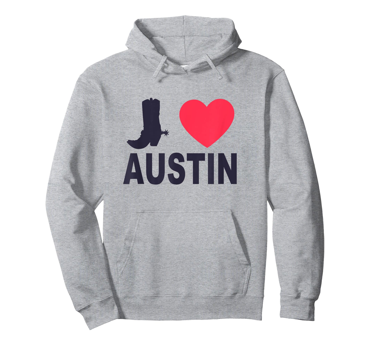 I Love Austin T-Shirt Cool Funny Texas Boot & Heart Top Tee
