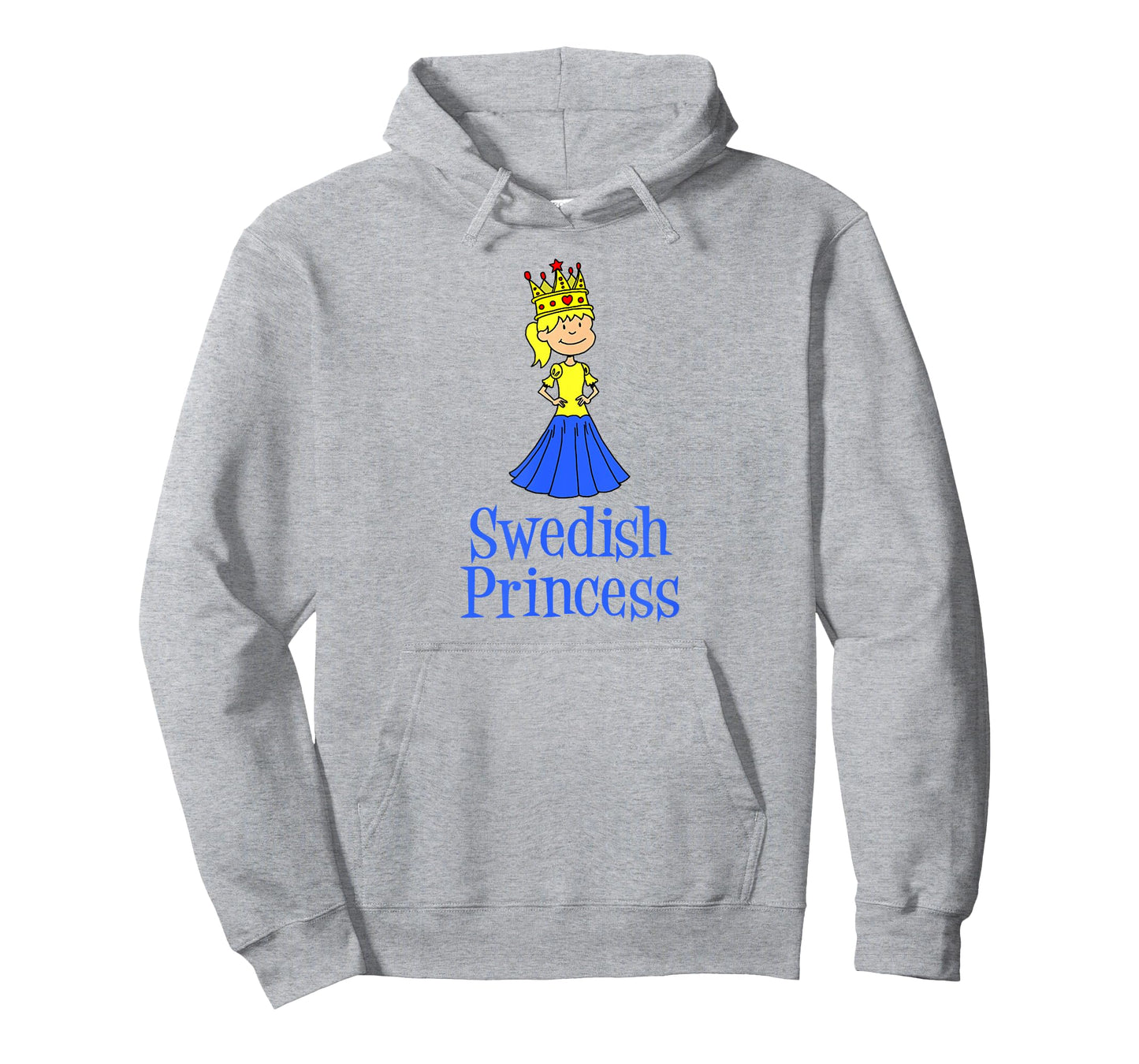 Swedish Princess Cute Girl Sweden Scandinavian Fairy Tale T-Shirt