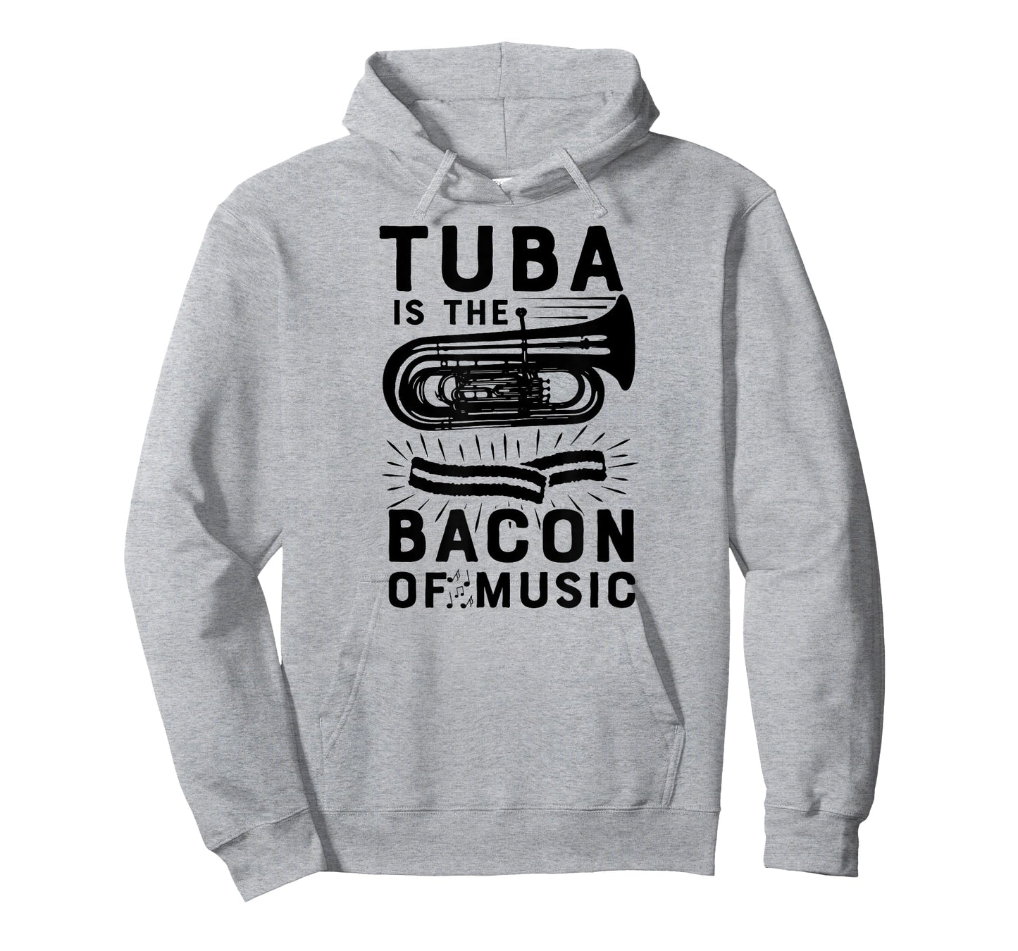 Tuba Is The Bacon of Music Marching Band T Shirt Funny Camp T-Shirt