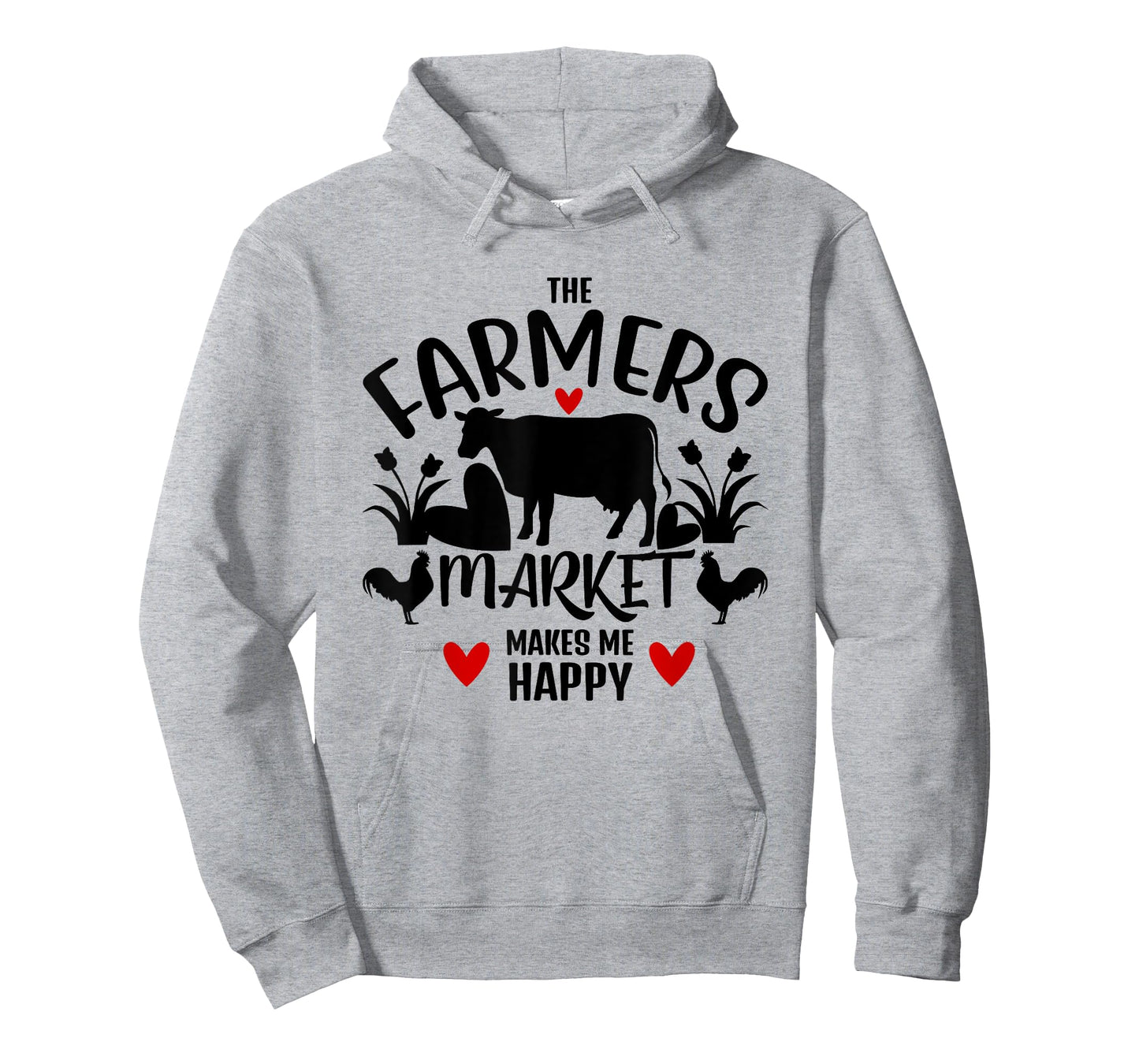 Love Farmers Market Lover The Farmers Market Makes Me Happy T-Shirt