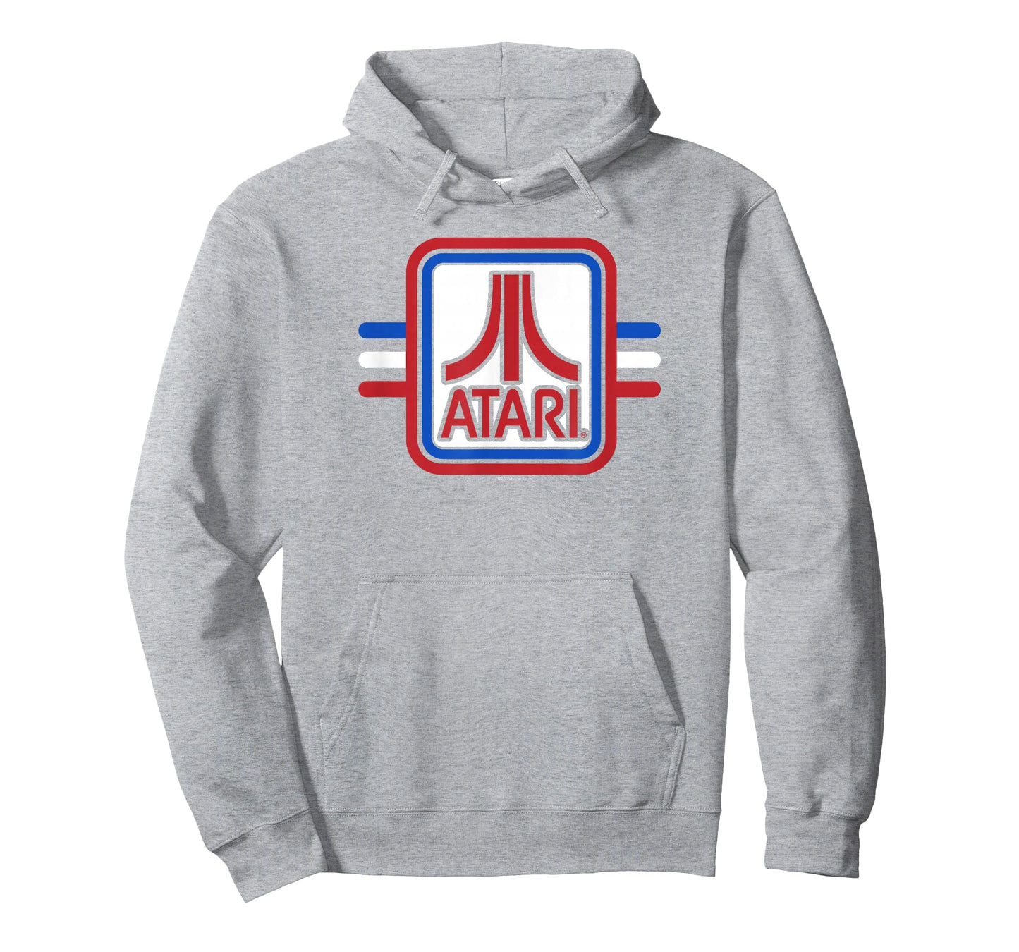 Atari Red White Blue American USA Flag Retro Video Game T-Shirt