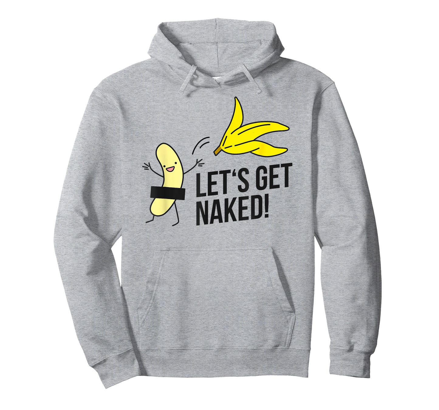 Let's get naked! nudist banana nude banana undressing freedom T-Shirt