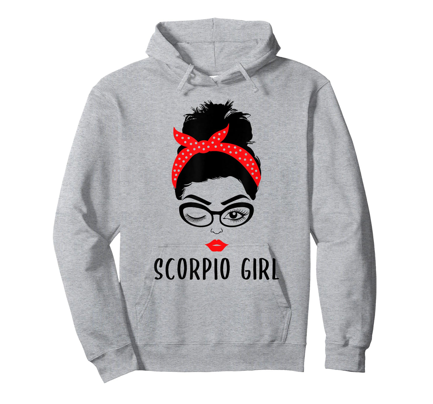 Scorpio Girl Astrology Wink Eye Woman Face Zodiac Gift T-Shirt