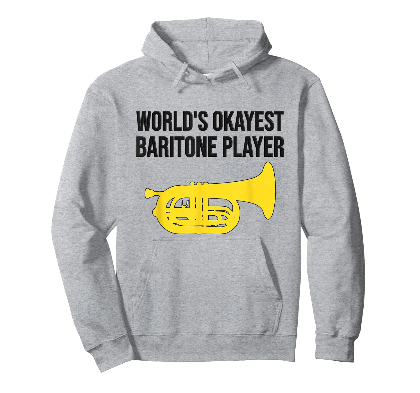 WORLD'S OKAYEST BARITONE PLAYER - Funny Marching Baritone T-Shirt