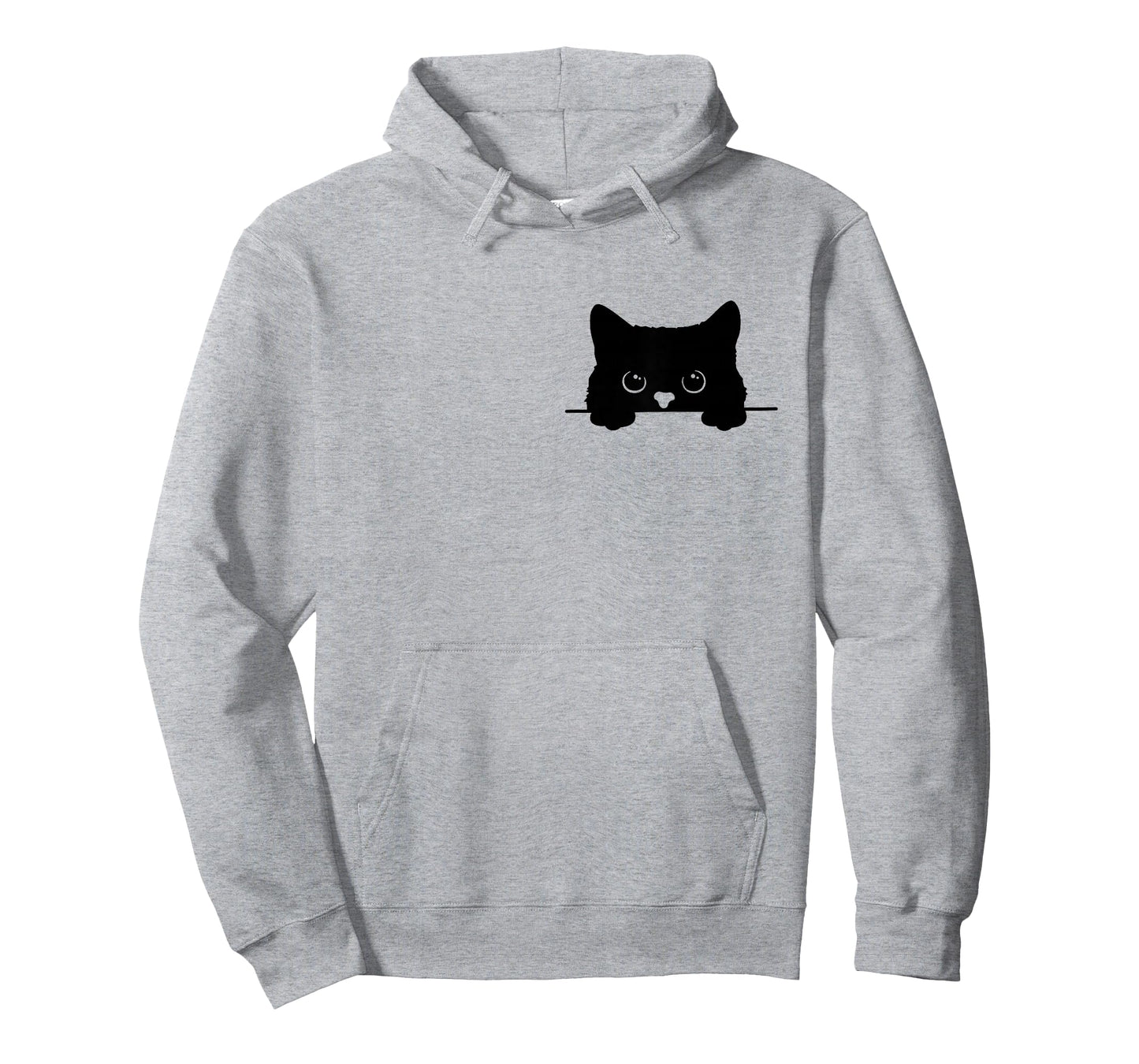 Pocket Black Cat Lover Cat Mom Cat Dad T-Shirt